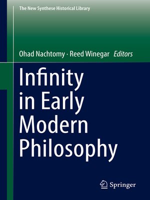 cover image of Infinity in Early Modern Philosophy